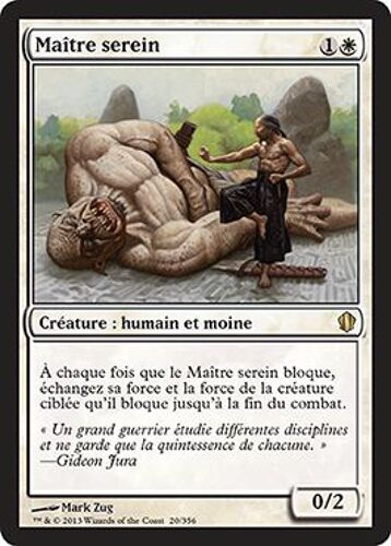 Magic Mtg - Commander 2013 - Maître Serein - Serene Master - R