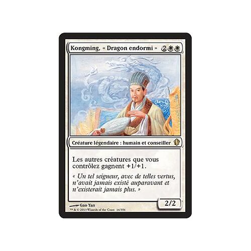 Magic Mtg - Commander 2013 - Kongming, "Dragon Endormi" - Kongming, "Sleeping Dragon" - R