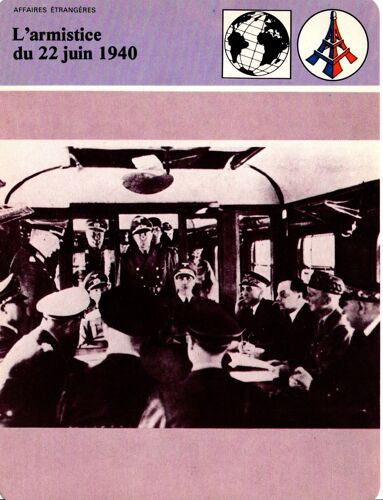 Fiche Edito-Service Histoire L'armistice Du 22 Juin 1940