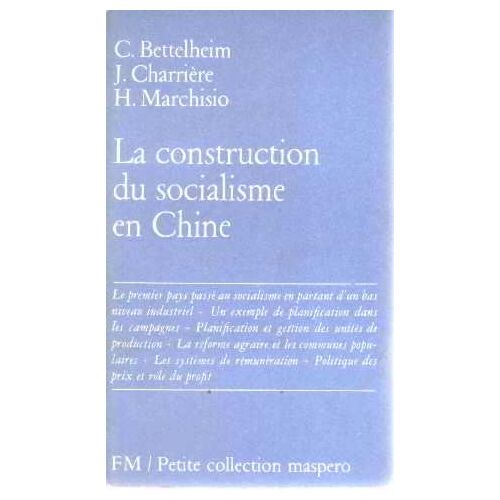 La Construction Du Socialisme En Chine