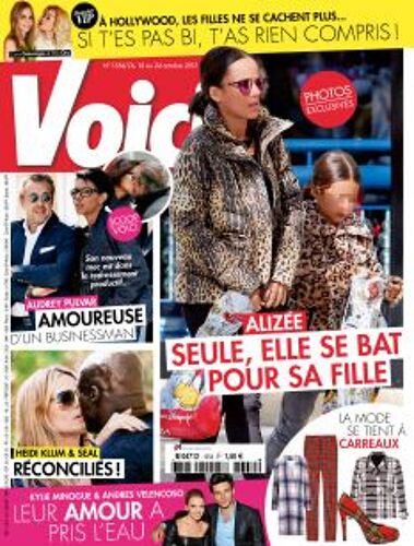Voici N° 1354 - 18 Octobre 2013 - Alizée Pulvar Kylie Minogue Heidi Klum