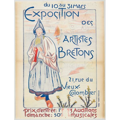Affiche Expositions Des Artistes Bretons