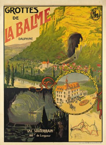 Affiche Grottes De La Balme