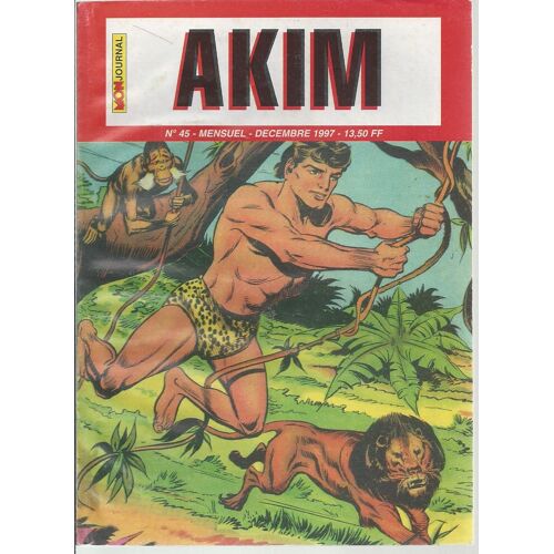 Akim N° 45 ( 10 Décembre 1997 ) : " Le Trésor Des Soucoupes Volantes " ( Akim + Puma Noir + Le Justicier Masqué )