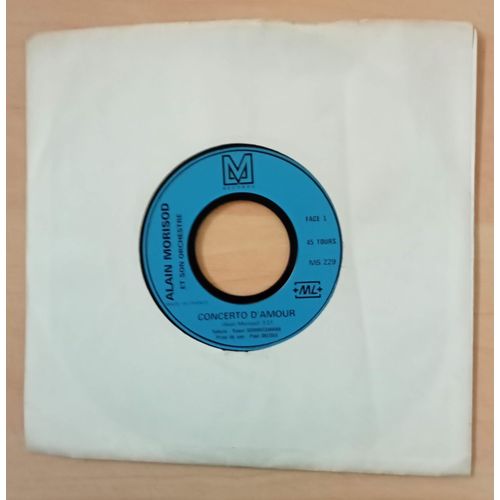 Concerto D'amour - 45 Tours ( Alain Morisod )