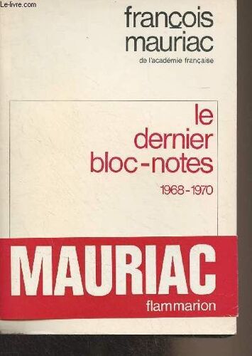 Le Dernier Bloc-Notes (1968-1970) -Tome V