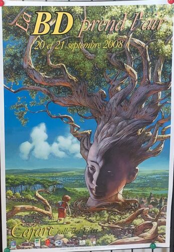 Affiche Lidwine La Bd Prend L'air 20 Et 21 Septembre 2008 Cajarc, Bande Dessinée