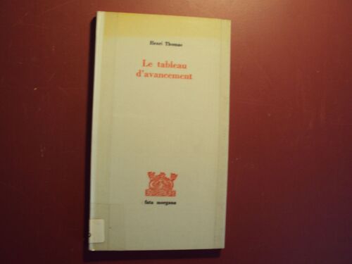 Le Tableau D'avancement