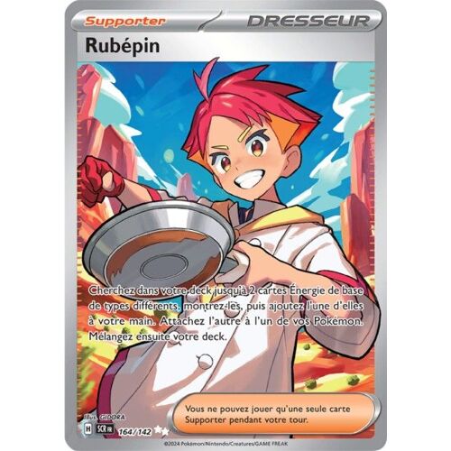 Carte Pokémon - Rubépin - 164/152 - Secrète-Rare - Full Art - Ev7 Couronne Stellaire