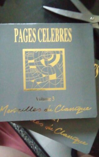 Page Célèbre Volume 3 Merveille Du Classique