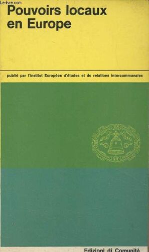 Pouvoirs Locaux En Europe - Publié Par L Institut Européen D Études Et De Relations Intercommunales