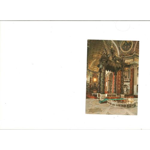 Cite Du Vatican Interieur De La Basilique St Pierre 1975