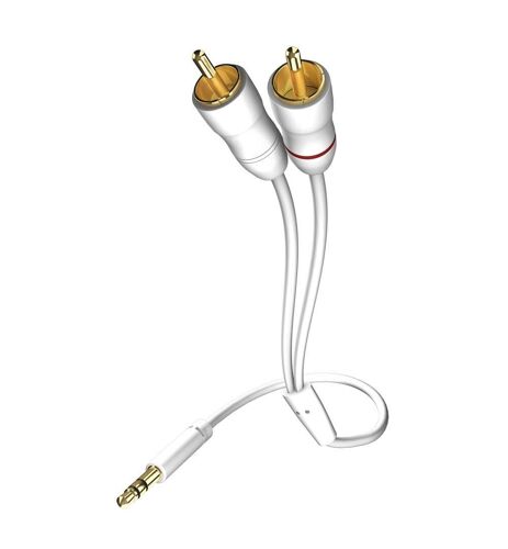 In-akustik Star Audio Kabel 3 5 mm Klinke ? Cinch 0 75 m