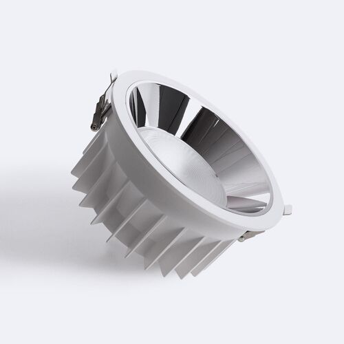 Downlight Led 40w Rond Premium Cri90 Coupe Ø 180 Mm 2700k Blanc Chaud