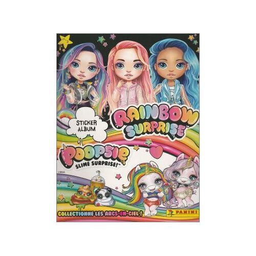 Album Panini Rainbow Surprise Poopsie Slime Surprise ! - Pour Stickers