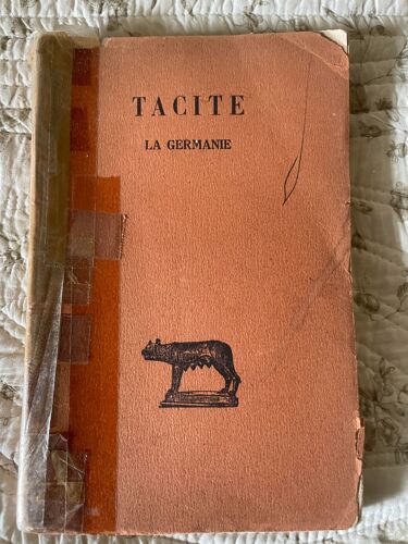 La Germanie - Tacite - Les Belles Lettres, 1949