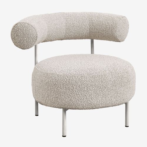 Fauteuil Arieta En Tissu Bouclé