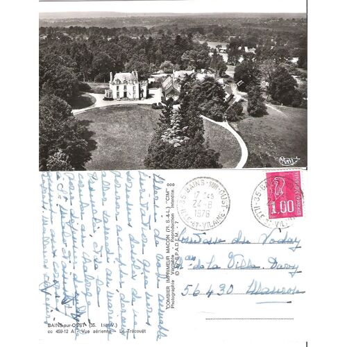 Carte Postale Bains Sur Oust Le Trecouët Vue Aérienne