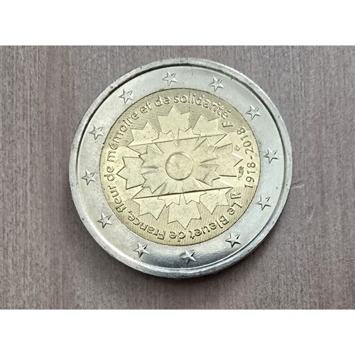 Pièce 2 Euros Bleuet France