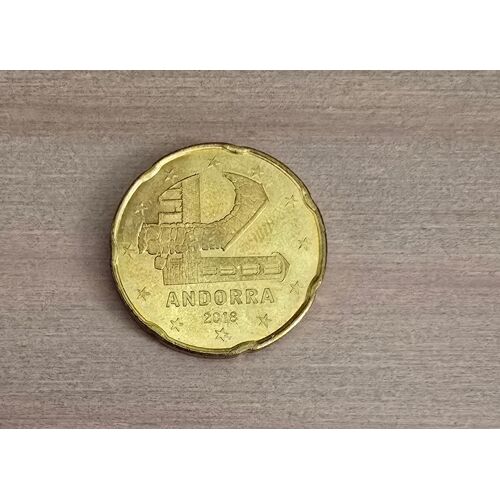 Pièce 20 Centimes Andorre 2018