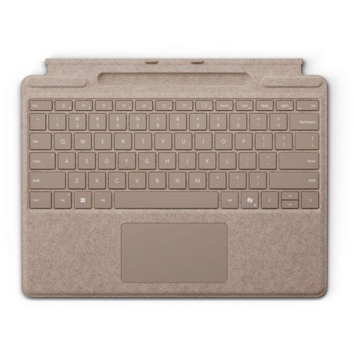 Microsoft Clavier Signature pour Surface Pro - 12-inch - clavier - avec pavé tactile, accéléromètre - rétroéclairé - dock magnétique - QWERTY - ardoise - 70 % d'emballage en papier recyclé - pour...