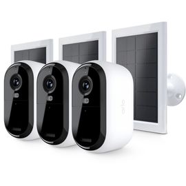 Caméra de surveillance Pack 3 caméras Essential 2k + 3 Panneaux solaires