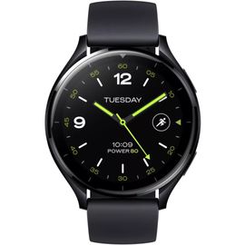Xiaomi Watch 2 - Montre connectée avec bracelet - taille du poignet : 140-210 mm - affichage 1.43" - 32 Go - Bluetooth, Wi-Fi - 36.8 g - noir