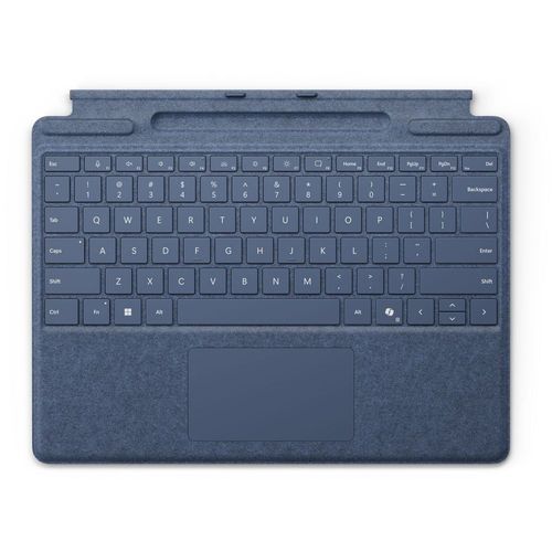 Microsoft Clavier Signature pour Surface Pro - Clavier - avec pavé tactile, accéléromètre - rétroéclairé - dock magnétique - AZERTY - Français - ardoise - 70 % d'emballage en papier recyclé -...