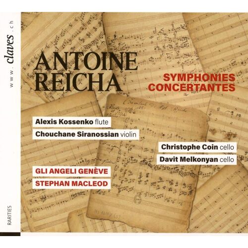 Anton Reicha : Symphonies Concertantes - Cd Album