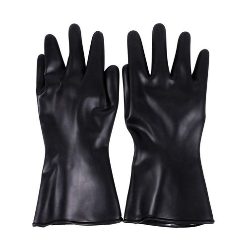 Gants Noirs Pvc 33,5x14 Cm