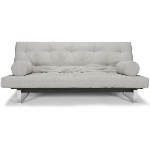 Innovation Living Canapé Convertible Clic-Clac Minimum Lit 140*200 Cm Capitonné Tissu Mixed Dance Natural