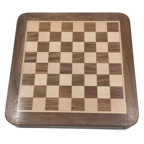 Traditionnel Echiquier Tiroir 30cm Roi 57mm