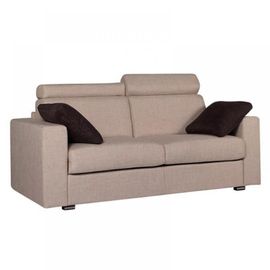 Canapé 3 Places Faster Tweed Beige Convertible Ouverture Express 140*190*12cm