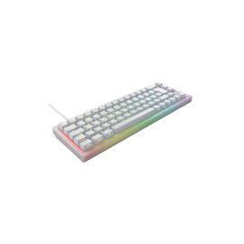 CHERRY XTRFY K5V2 - Clavier - 65% - compact - rétroéclairage - USB - AZERTY - Français - commutateur : CHERRY MX2A Red (échangeable à chaud) - blanc