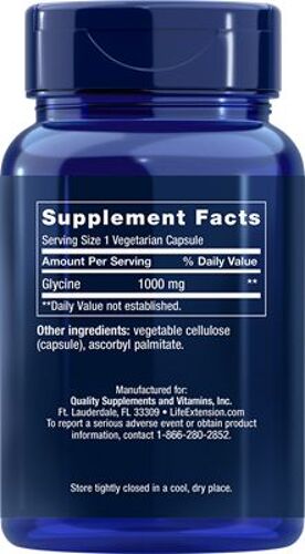 Glycine 1000 Mg 100 Gélules Végétales 