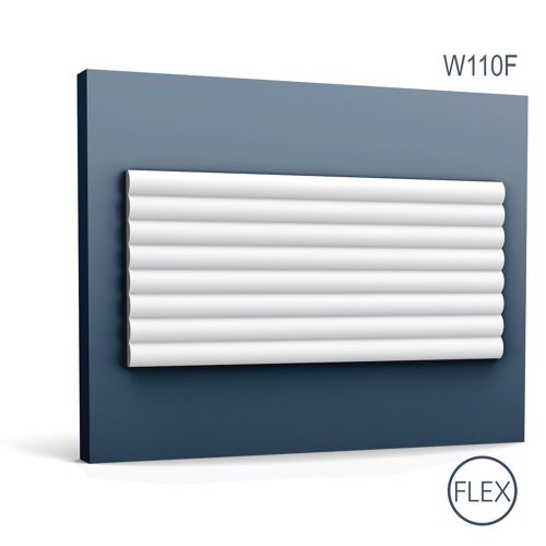 3d panneau mural Orac Decor W110F MODERN HILL Dalle pour mur et plafond Élement décorative design moderne blanc 2 m