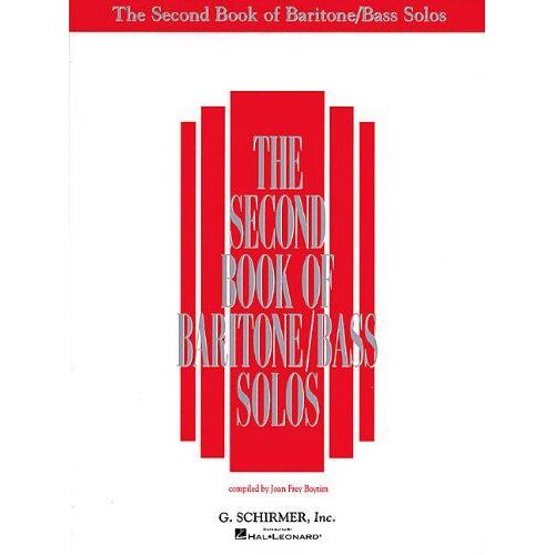 The Second Book Of Baritone/Bass Solos