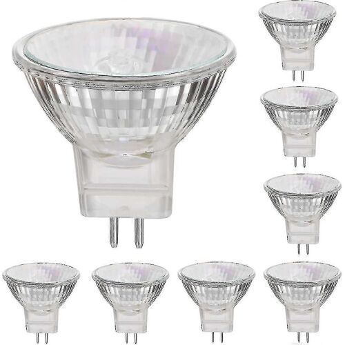 12v 35w Lampes Halogènes Gu5.3 Spot Base Blanc Chaud, Dimmable, Pack De 8
