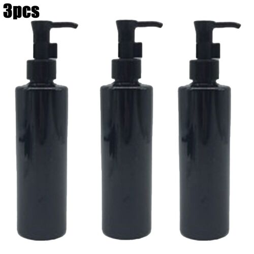 Bouteille De Voyage Avec Pompe À Savon De 250ml, 3 Pièces, Noir, Gel, Distributeur Vide 9109-May14a07551 