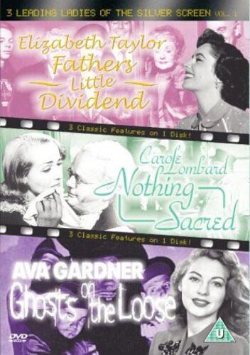 3 Leading Ladies Of The Silver Screen - Vol. 1 - Father's Little Dividend / Nothing Sacred / Ghosts On The Loose