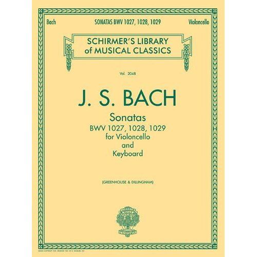Sonatas For Cello And Keyboard Bwv 1027, 1028, 1029