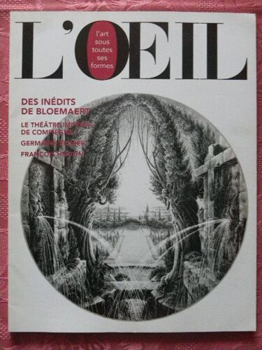 L'oeil,"L'art Sous Toutes Ses Formes", N°439 - Mars 1992 - Abraham Bloemaert/ L'art Africain/ Germaine Richier/ Schaffouse/ Edgar Pillet/ Luis Lemos/ François Houtin/ Pierrette Gonseth-Favre/ Zao Wou-Ki/ ... 439