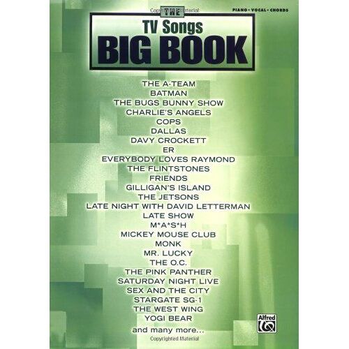 The Tv Songs Big Book: Piano/Vocal/Chords