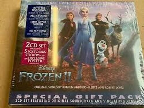 Frozen 2 - Original Motion Picture Soundtrack - Special Gift Pack - 2 Cd Set, 5 Postcards Sticker, Poster - Walt Disney 2019