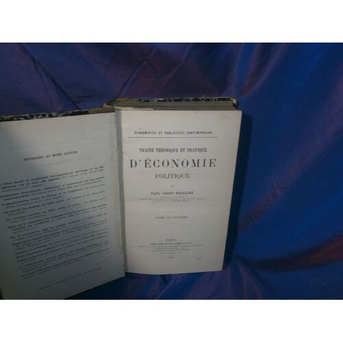 Traité Théorique Et Pratique D'économie Politique