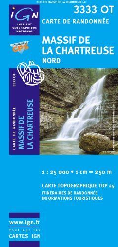 Massif De La Chartreuse Nord 1 : 25 000