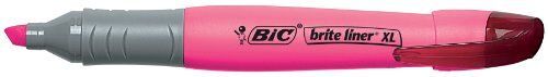 Bic Surligneur Brite Liner Xl, Rose Vif, Pointe Biseaut¿E