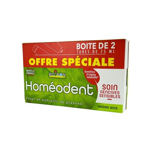 Homeodent Dentifrice Soin Gencives Sensibles Anis Lot De 2 