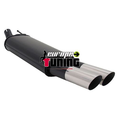 Pot Echappement Golf 3 2x76mm Drag