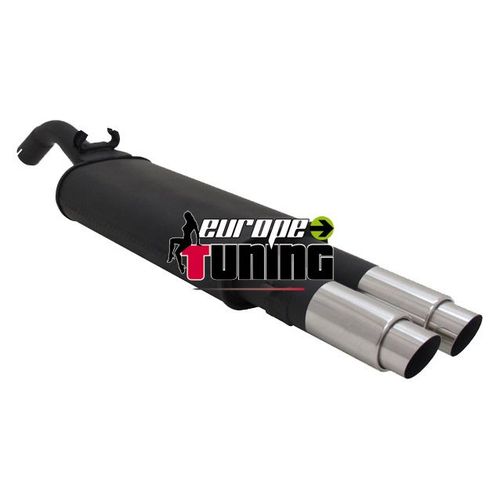 Pot Echappement Sport 2x76mm Golf 2 Design